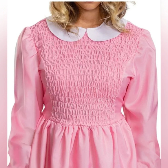 Stranger Things Eleven Pink  Dress Halloween Costume Cosplay - Picture 3 of 8
